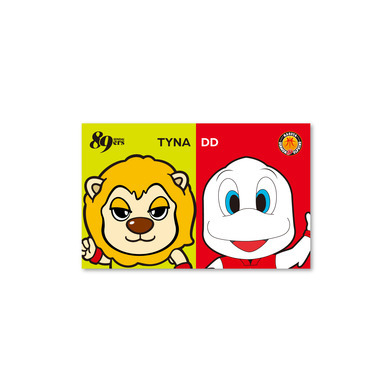 ティナ×ディーディー コラボステッカー